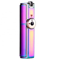 Windproof Triple Torch Cigar Lighter with Punch Custom Logo Metal Body colorful torch lighter