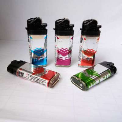 wholesale lighters custom plastic blow torch Led lighter gas