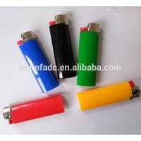 Solid color plastic flint dispossalbe lighter